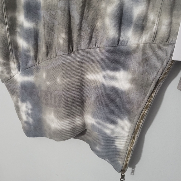 Young Fabulous and Broken Tie Dye Asymmetrical Hem Turtleneck Mini Dress NWT - Picture 4 of 12